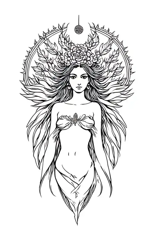 The Goddess Of Love Full Body