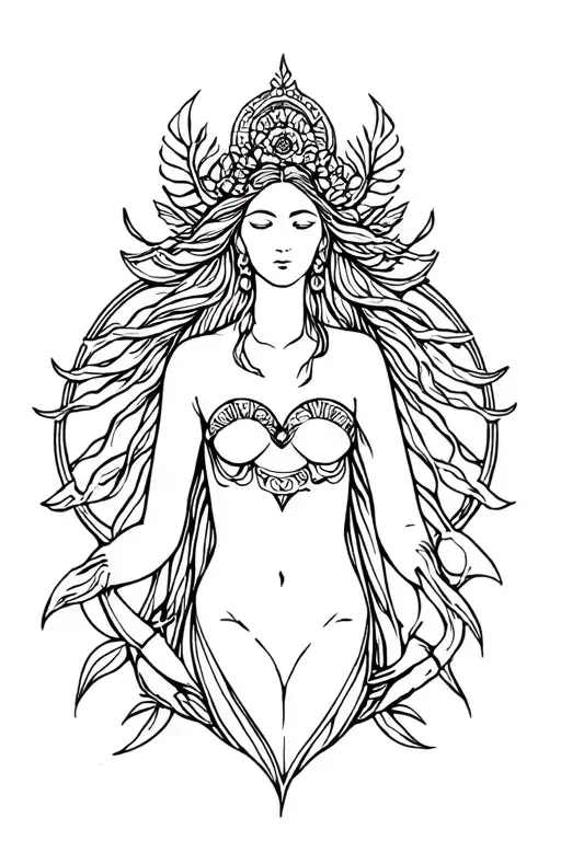The Goddess Of Love Full Body