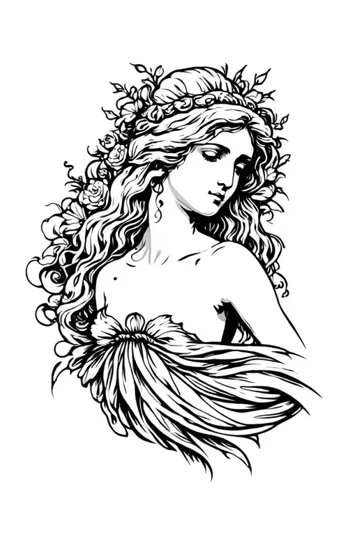 Aphrodite The Goddess Of Love Full Body
