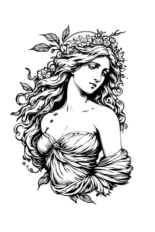 Aphrodite The Goddess Of Love Full Body