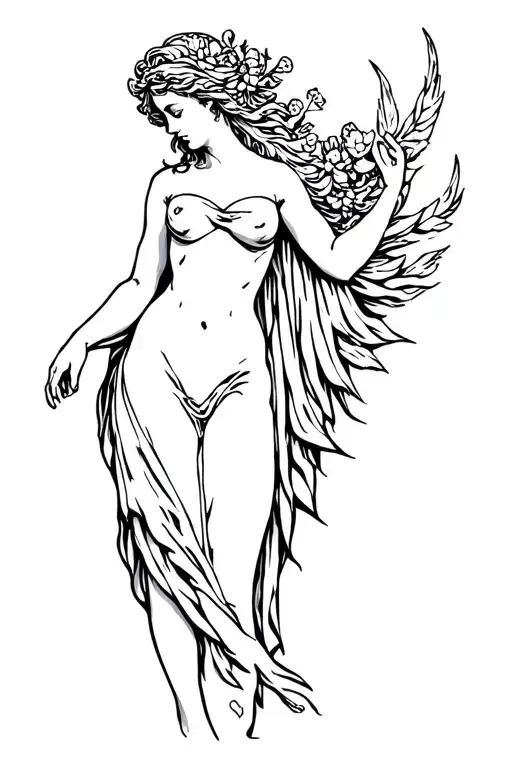 Aphrodite The Goddess Of Love Full Body