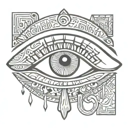 Basketball Egyptian Eye