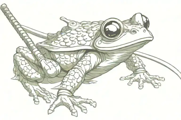 Samurai Frog