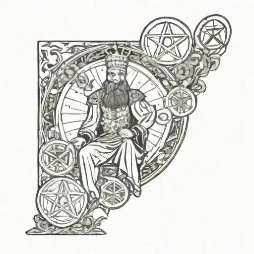 King Of Pentacles Tarot Card