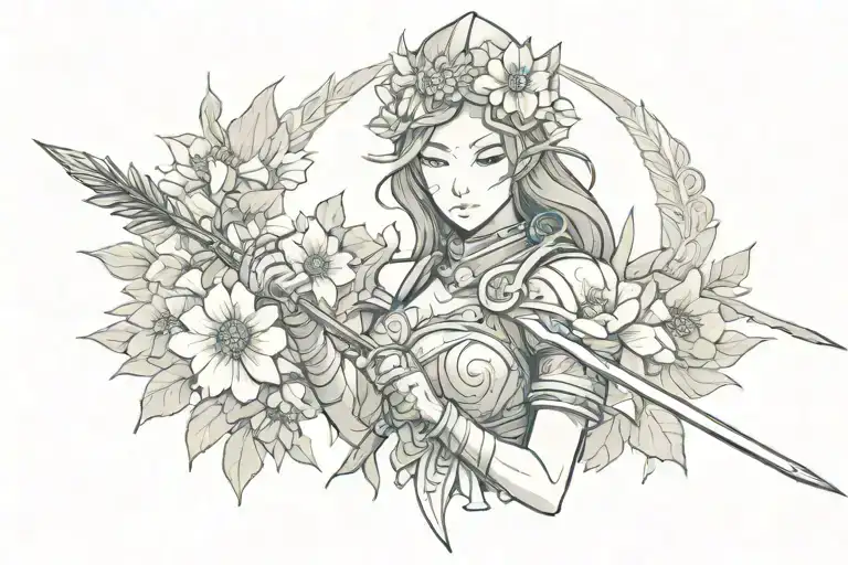 Female Warrior Flower