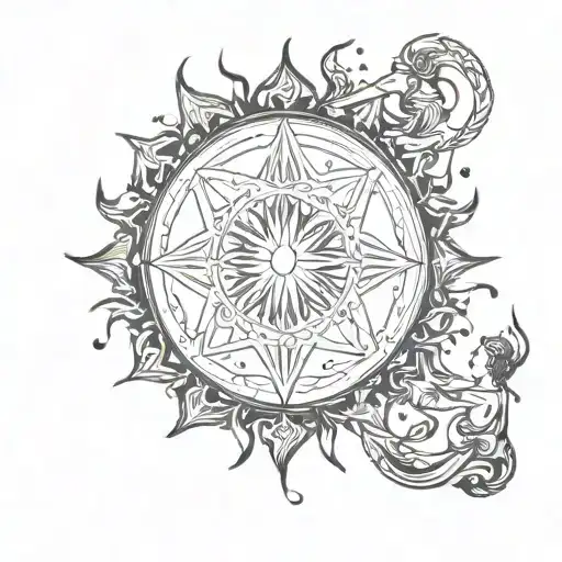 Proteccting The Flame In A Circle Surrounded