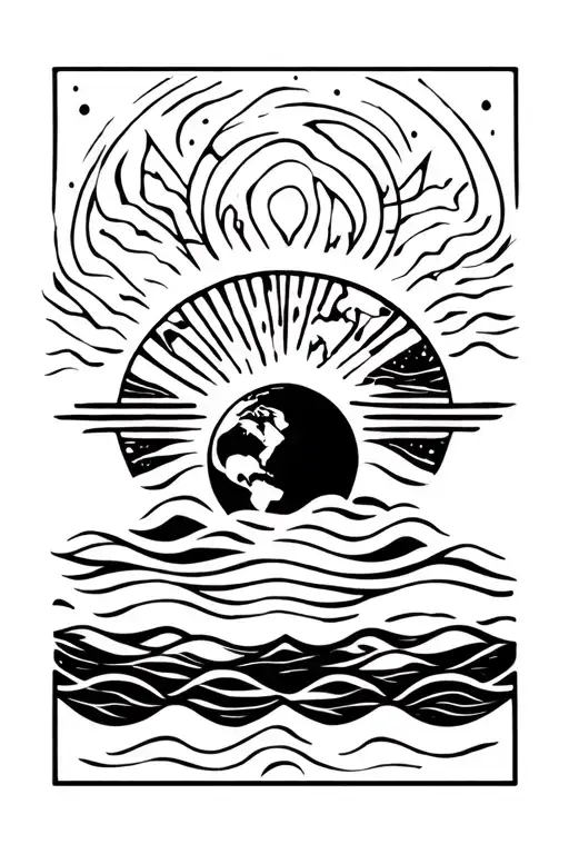 The Elements Earth Water And Air