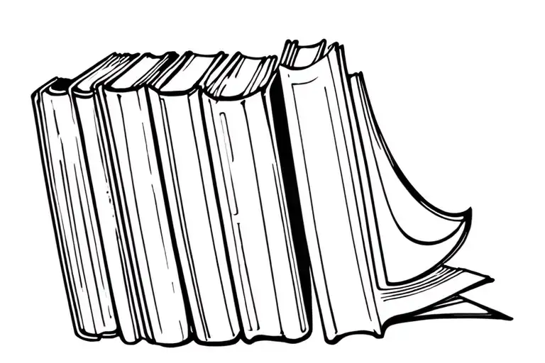 Literature Titles As Book Spines