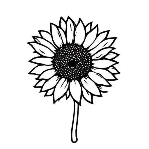 Lettering Design For Sunflower