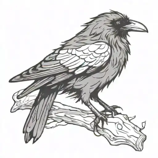 Raven Minimalistic Psico