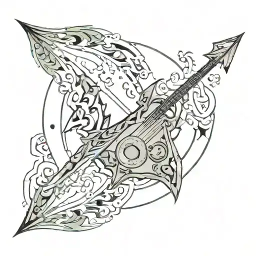 Sargitarious Arrow Semi Moon