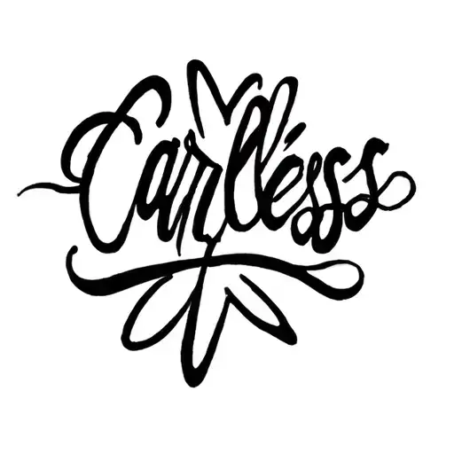 Word In Careless Handwriting