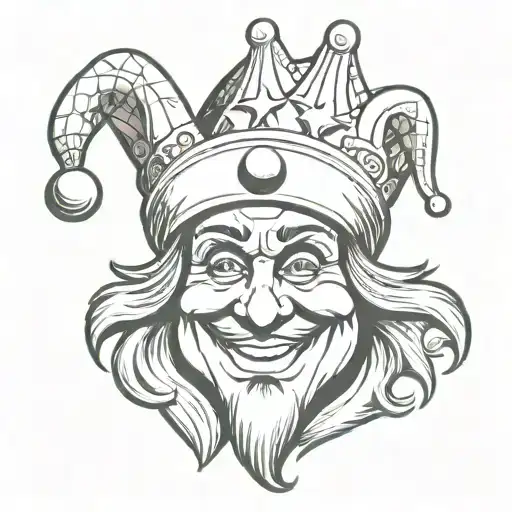 Jester With Crown Hat