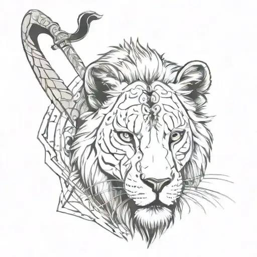 Fierce Lioness Warrior