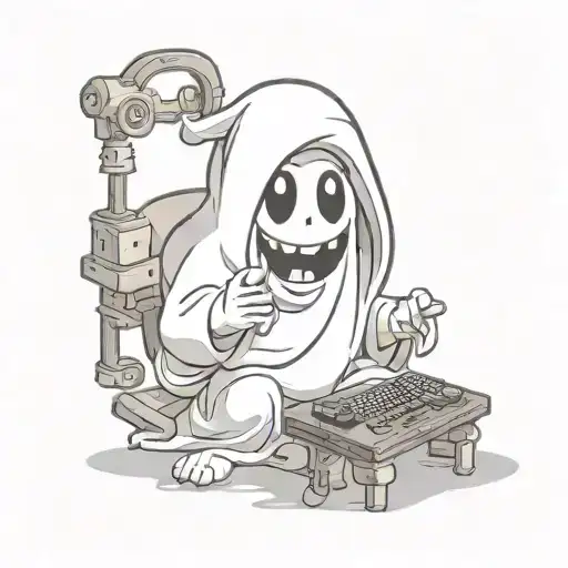 Cartoon Ghost Gaming