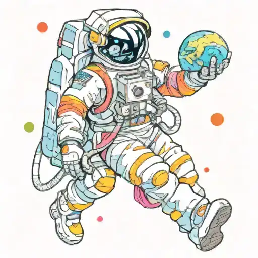 Colorful Astronaut