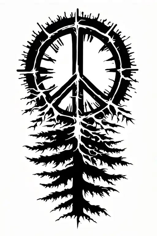 Peace And Lightining Storm And Time And Nature