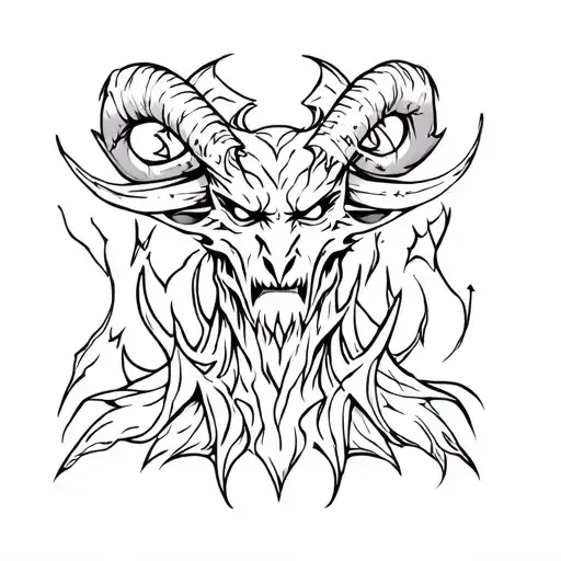 A Demon With Horns