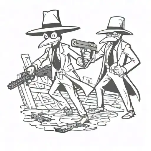 Spy Vs Spy With Gun