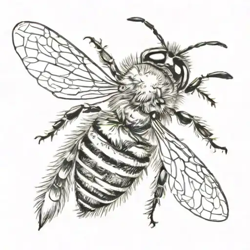 Bee Top View