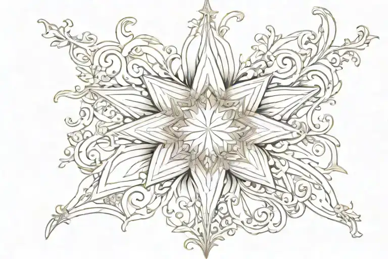 Fineline Baroque Star