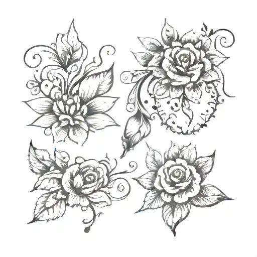 Small Tattoos That Symbolises My Grandparents And Their Love