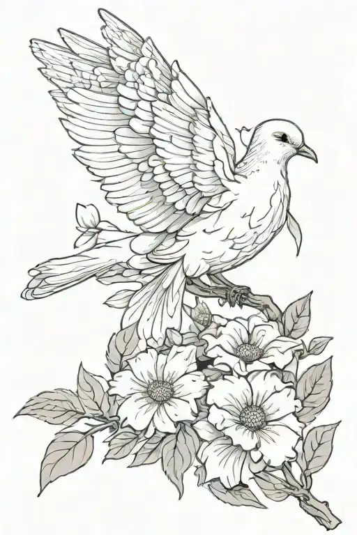 Dove Flower