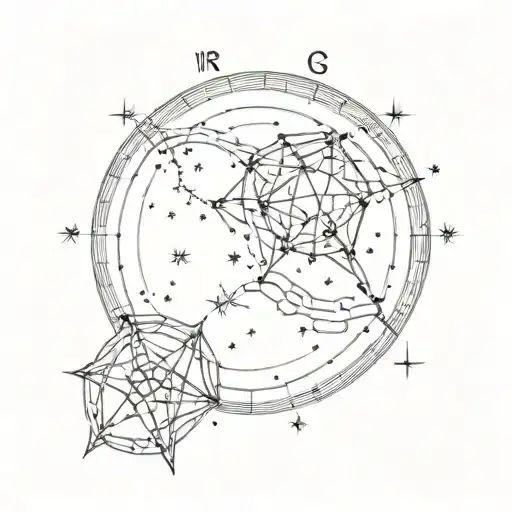 Constellation Virgo And Capricorn Stars