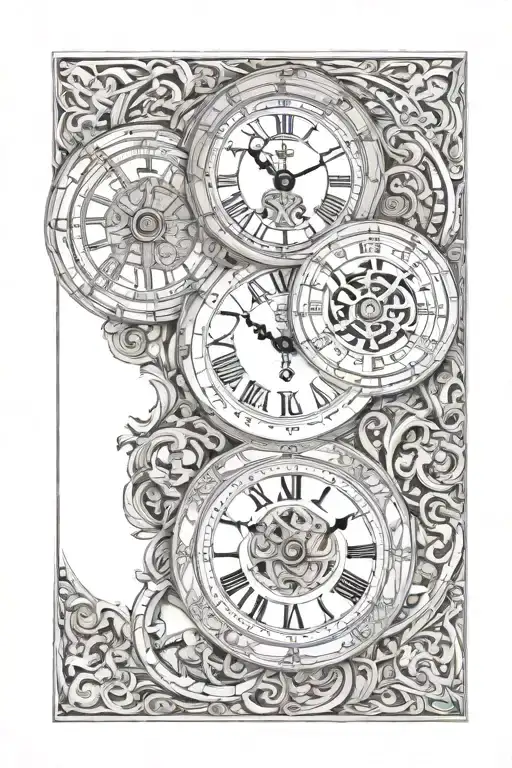 3 Parted Viking Renaissance And New Time Piece