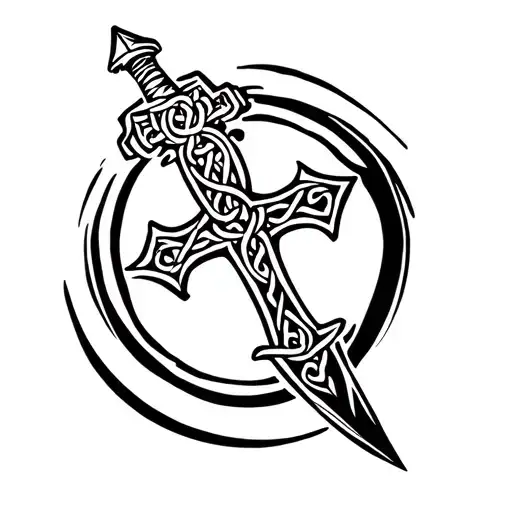 Celtic Cross Dagger