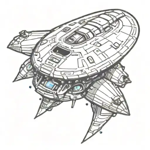 Alien Space Ship Blasting