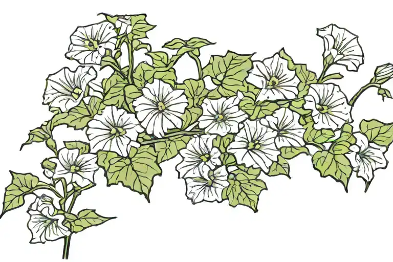 Line Of Morning Glory