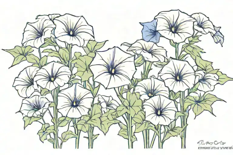 Line Of Morning Glory