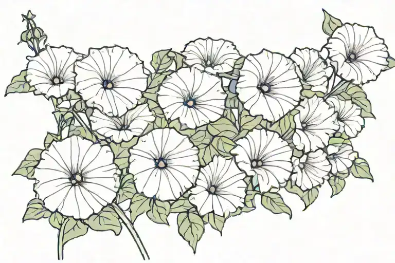 Line Of Morning Glory