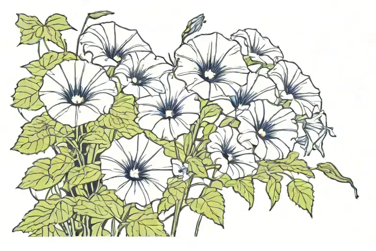 Line Of Morning Glory