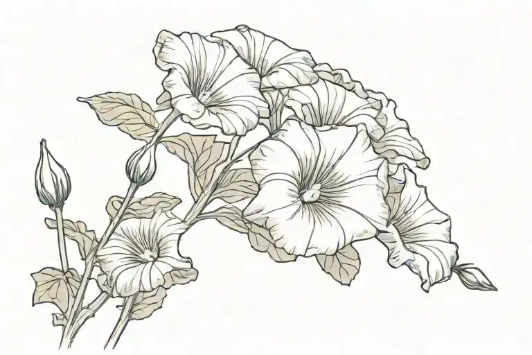 Line Of Morning Glory