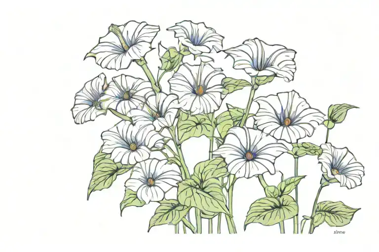 Line Of Morning Glory