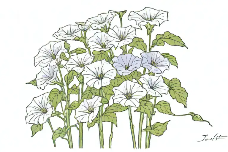 Line Of Morning Glory