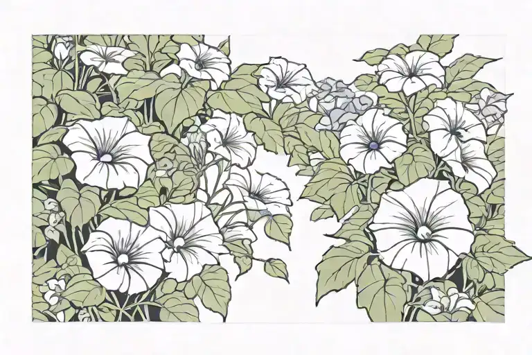 Line Of Morning Glory