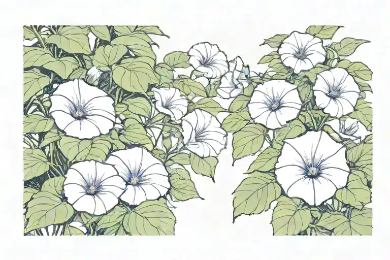 Line Of Morning Glory