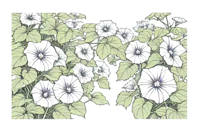 Line Of Morning Glory