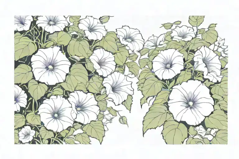 Line Of Morning Glory