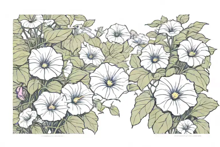 Line Of Morning Glory