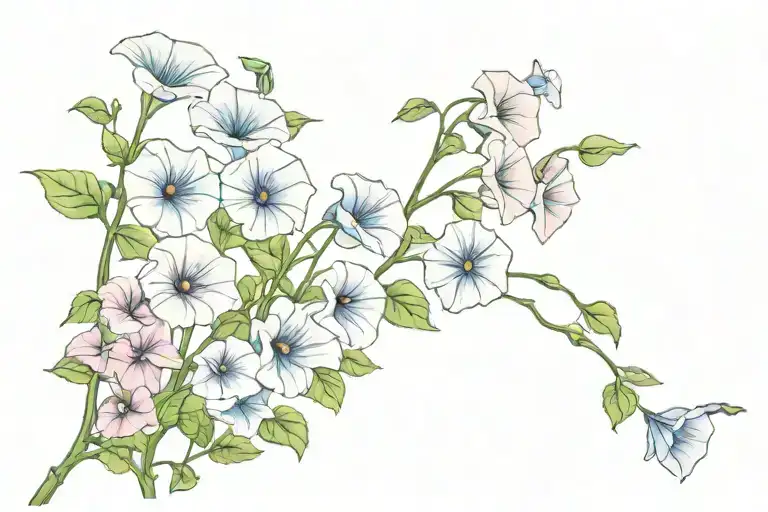 Line Of Morning Glory