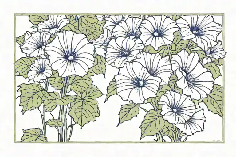 Line Of Morning Glory