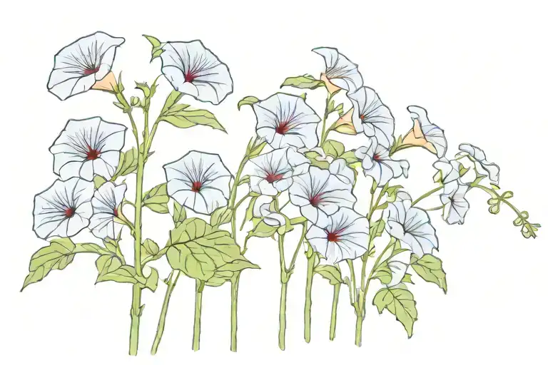 Line Of Morning Glory