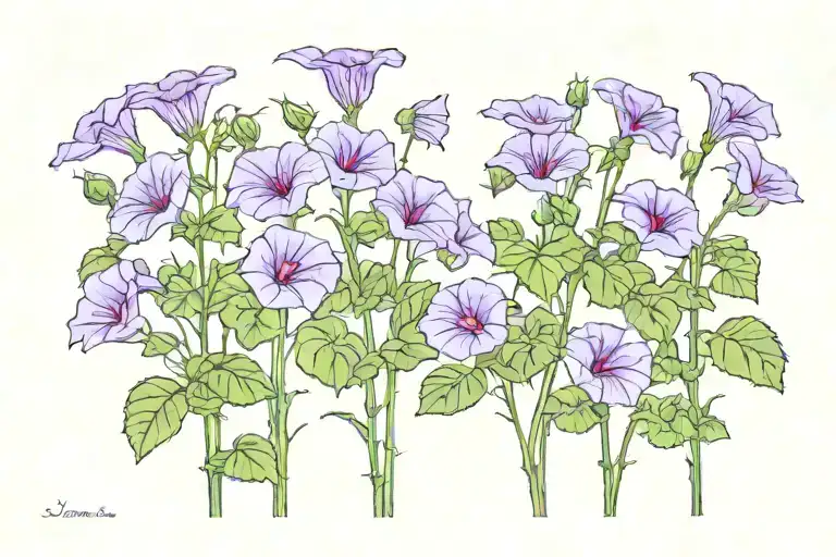 Line Of Morning Glory