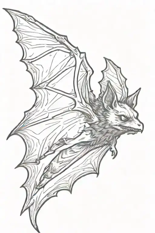 Halloween Bat Flying