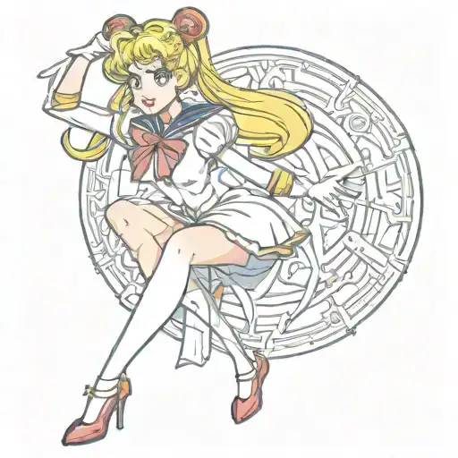 Sailor Moon Pin Up