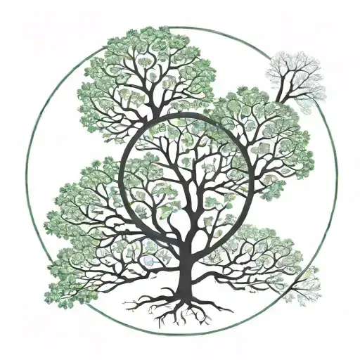 Tree In A Circle Soring